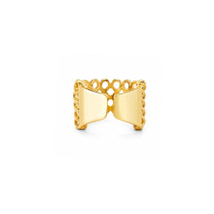 Crystal lattice statement ring back view
