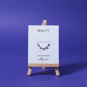 Opalescent Chain Ring