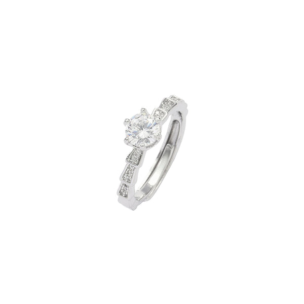 Silver Diamond Ring